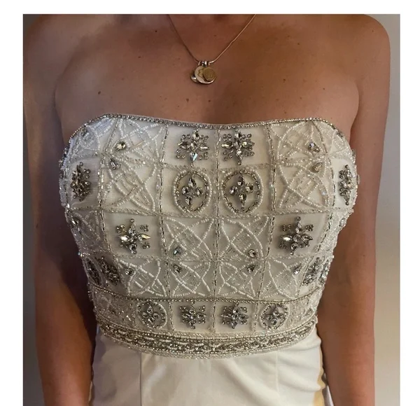 Jovani Strapless Bridal Gown